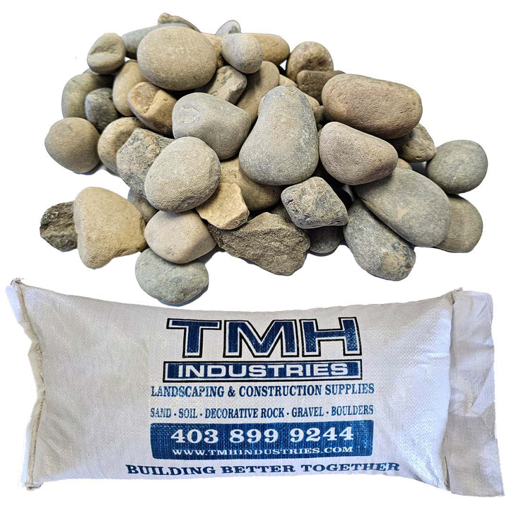 40mm Washed Round Rock in Small Bag TMH Industries