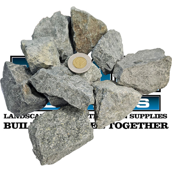 40mm to 60mm Blue Granite Rock in Bulk Bag TMH Industries