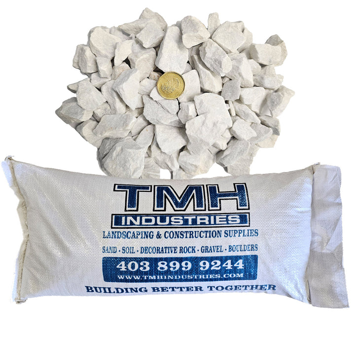 Crystal White Rock in Small Bag TMH Industries