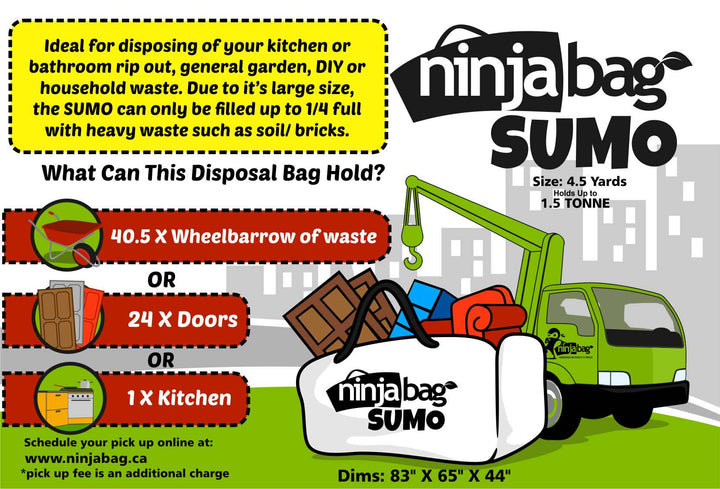 Ninja Bag Waste Removal Bags - Sumo TMH Industries