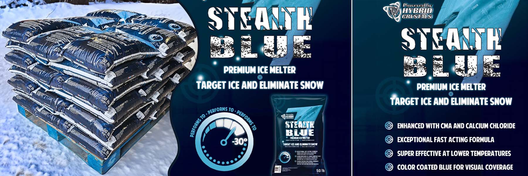 Stealth Blue Ice Melt - Ice Melt - TMH Industries