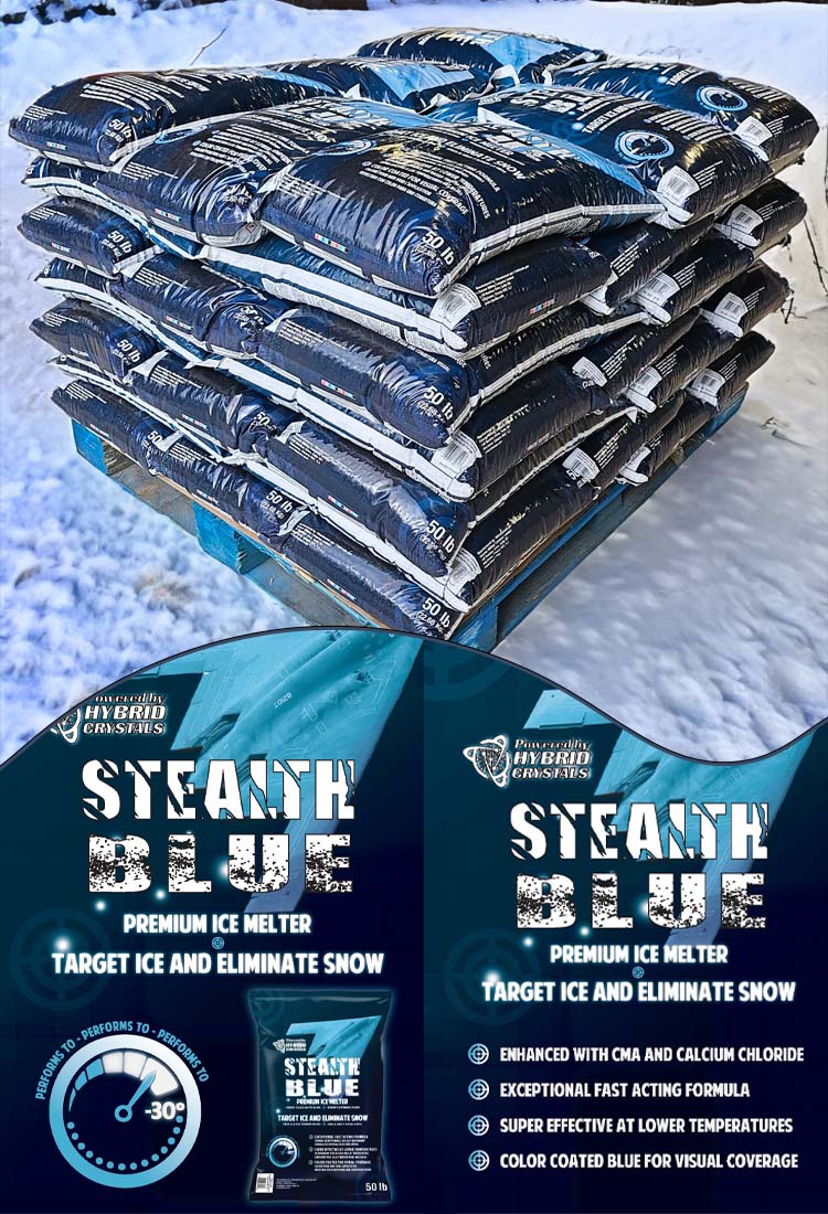 Stealth Blue Ice Melt - Ice Melt - TMH Industries