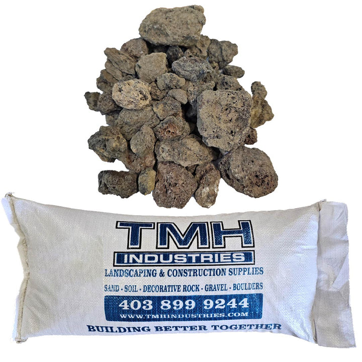 Black Lava Rock in Small Bag TMH Industries